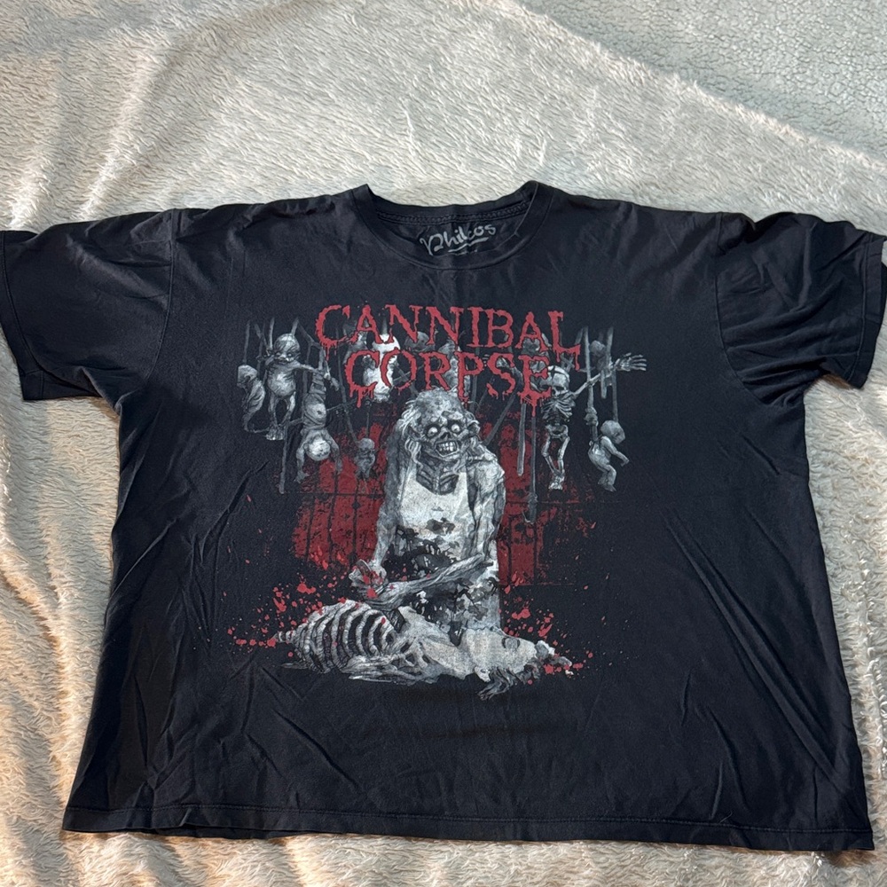 Cannibal Corpse XL Graphic Black Band T-Shirt - Men